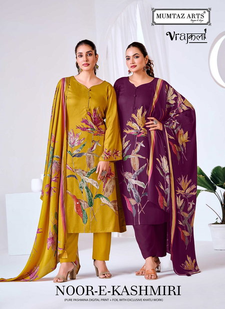 Noor E Kashmiri By Mumtaz Viscose Pashmina Dress Material Orders In India
